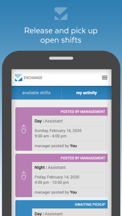 MySchedule Mobile Screenshot