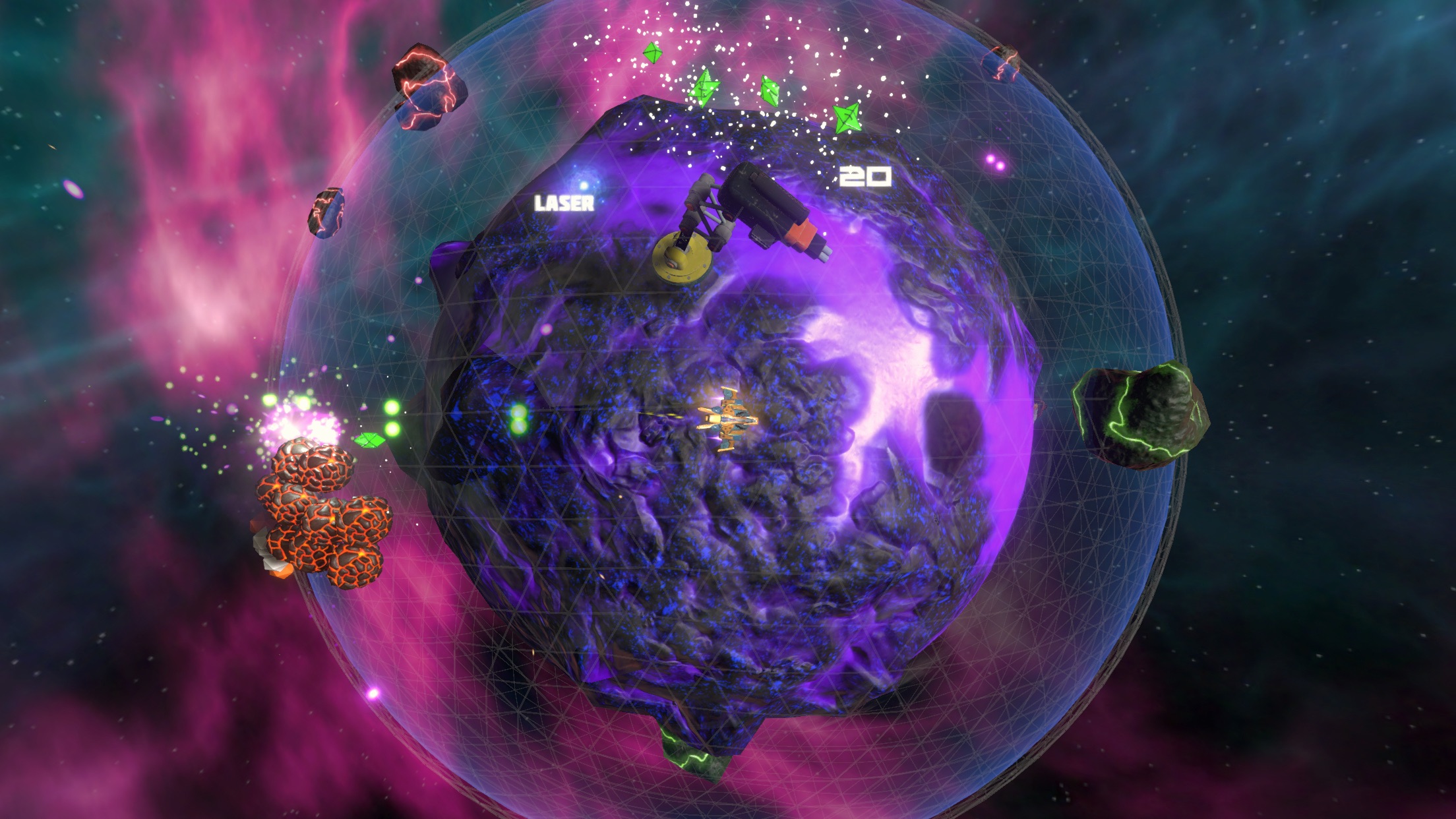 Screenshot do app Orbital Invaders:Space shooter