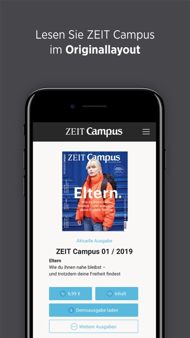 Screenshot #1 pour ZEIT Campus