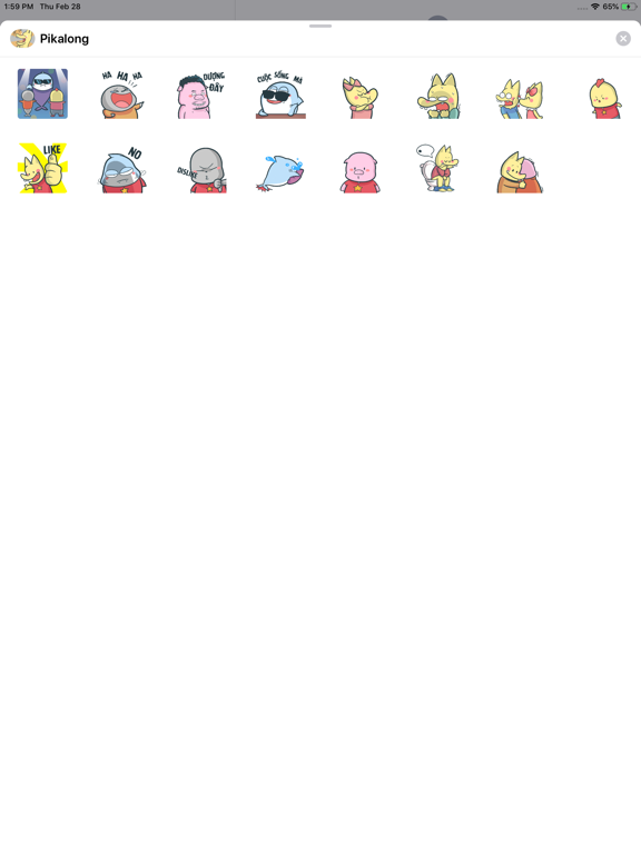 Screenshot #4 pour Pikalong Sticker