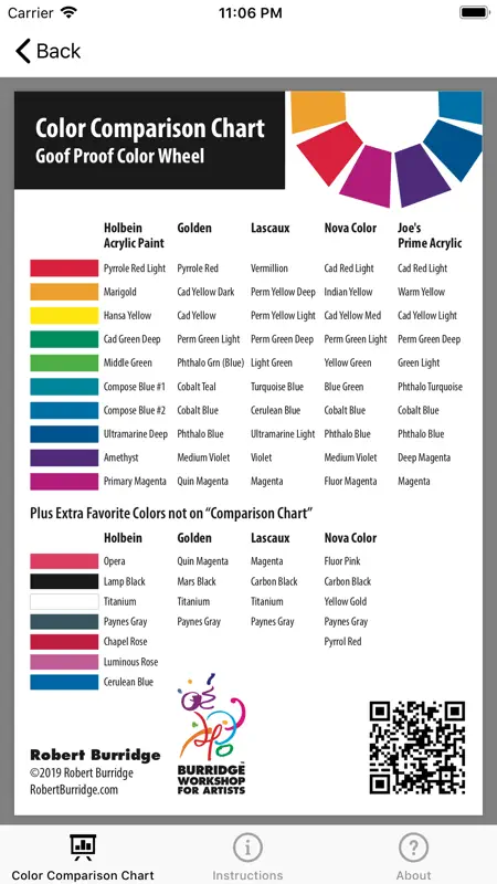 Burridge Color Wheel screenshot 4 of 4