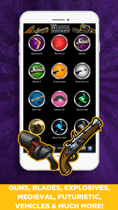 100's of Weapon Sounds Pro: Guns, Chainsaws & Bear Claws, Oh My!! Screenshot 5