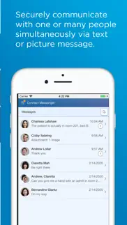 careaware connect messenger iphone screenshot 2