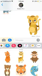animal kids stickers iphone capturas de pantalla 1