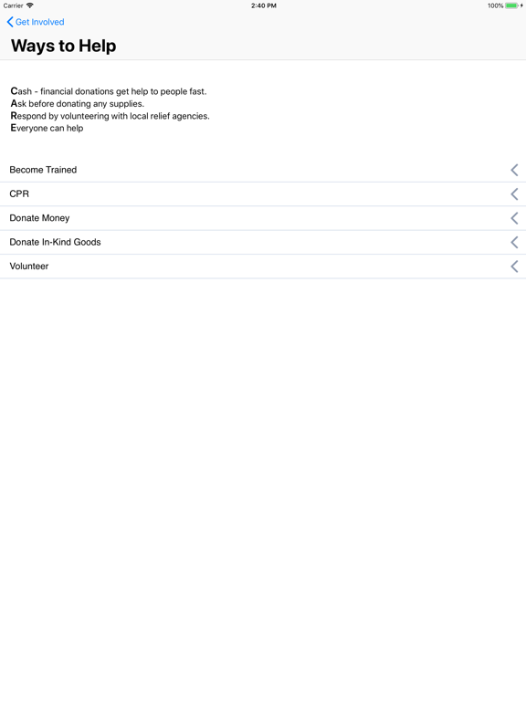 Tooele Ready App iPad screenshot 4 - Utilities app