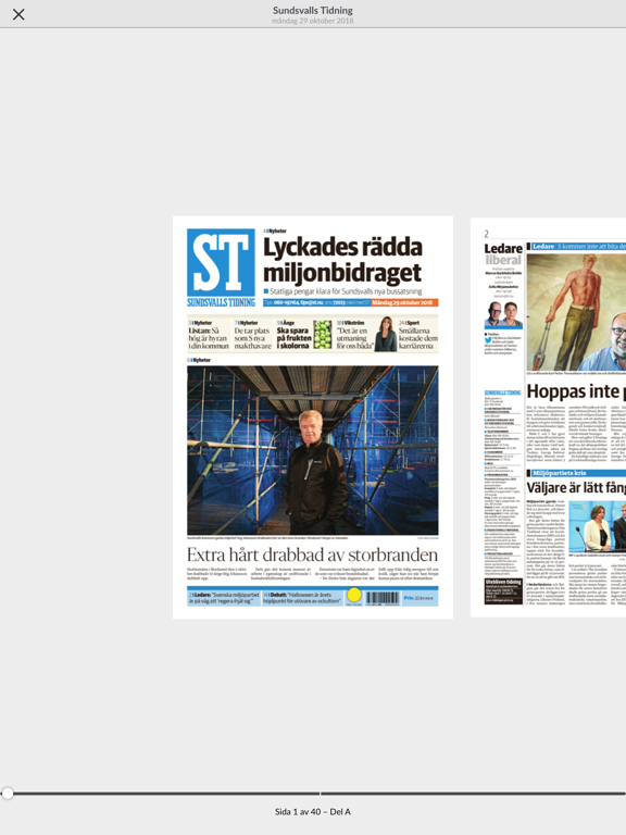 Screenshot #6 pour Sundsvalls Tidning e-tidning