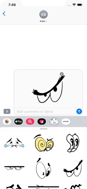 Eye Contacts Stickers Pack(圖5)-速報App