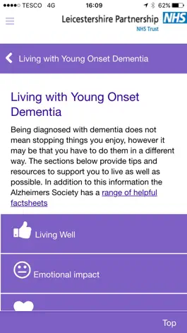 Game screenshot Young Onset Dementia (YOD) apk