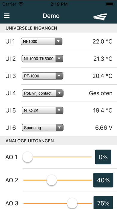 Screenshot #2 pour Webeasy IRC-IP Service App