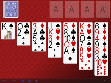 5 Solitaire card games iPad screenshot