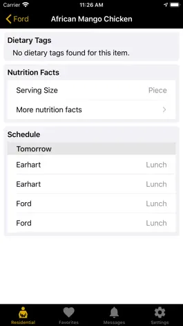 Game screenshot Purdue Mobile Menus hack