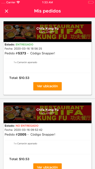 Snap eats - Delivery iPhone screenshot 5 - Food & Drink app