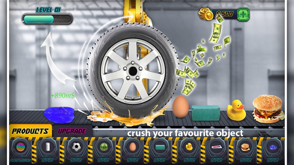 #3. Crushing Things With Car Tyre (iOS) 由: Shanze Shafique