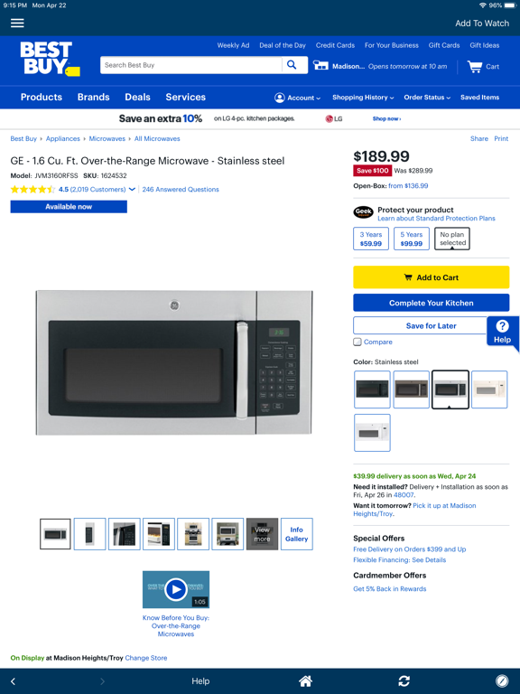 Price Watch for Best Buy iPad screenshot 6 - Shopping app