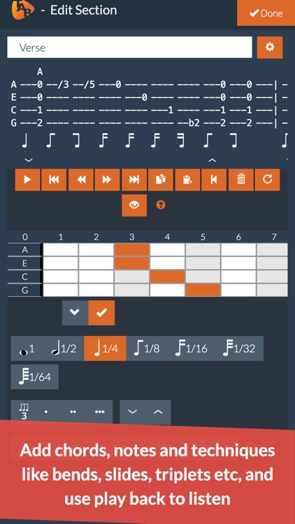 Ukulele Notepad - Tab Editor