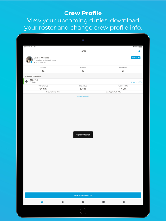 RosterBuster Crew App iPad screenshot 5 - Business app