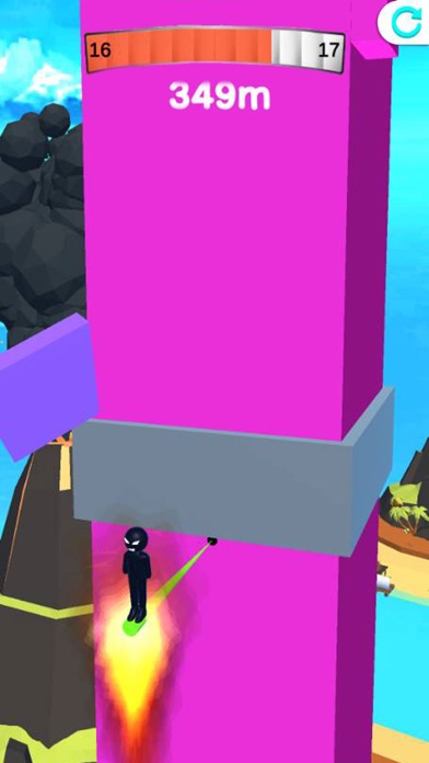 Screenshot #3 pour Stickman Jump Up 3D!