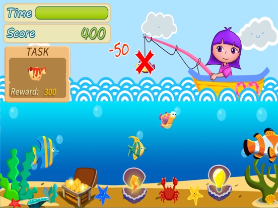 Anna's seaside Fishing Village iPad screenshot 4 - Entertainment app