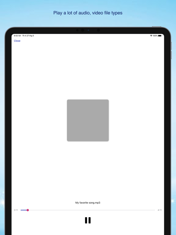 Easy Files - Wifi transfer iPad screenshot 5 - Productivity app