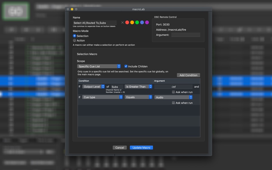 #3. macroLab (macOS) 来自: Innovate Audio LTD
