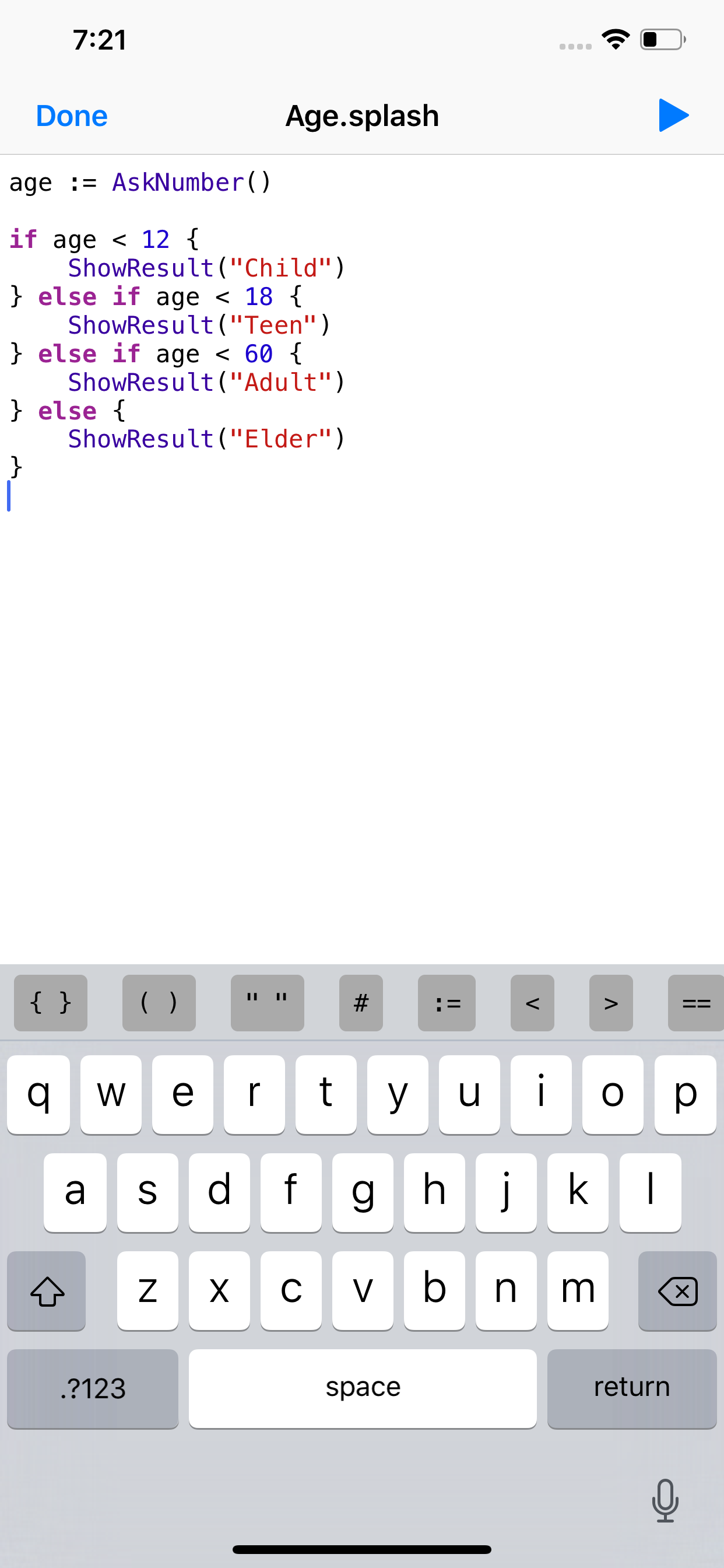Splash - Programming Language