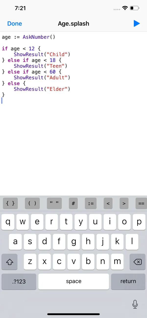 #4. Splash - Programming Language (iOS) 게시자: CEAFDC
