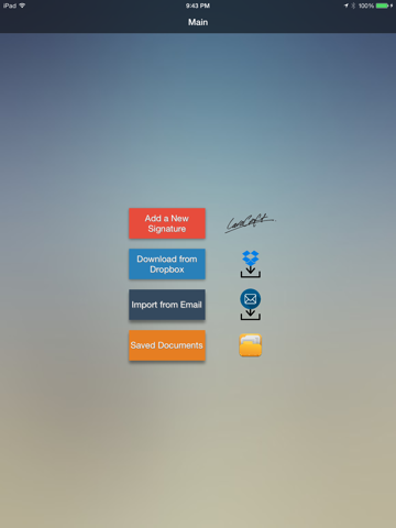 Screenshot #4 pour Sign-Here: Sign PDFs on your iOS device