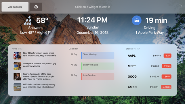 ‎DayView - Personal Dashboard Screenshot