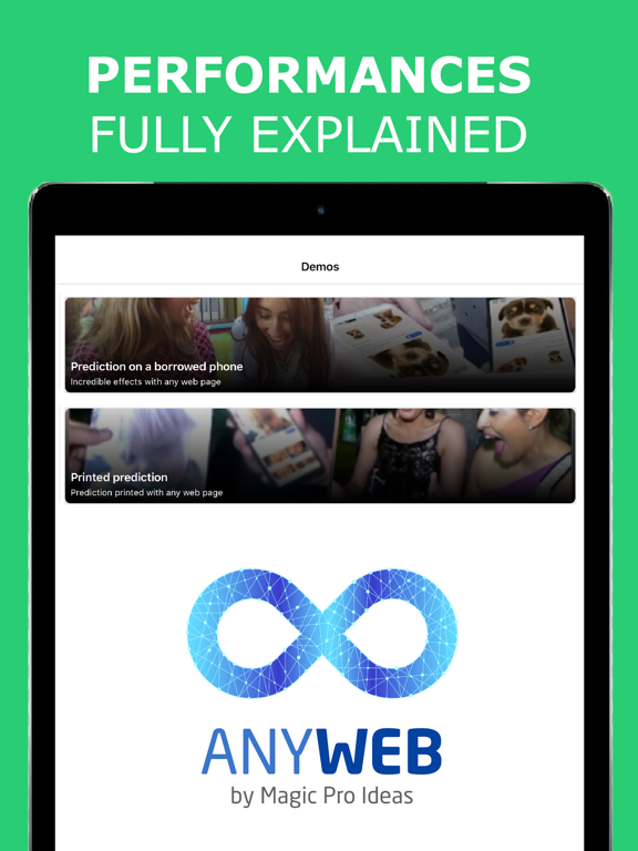 Anyweb Magic trick iPad screenshot 4 - Entertainment app