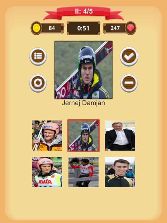 Ski Jump - Quiz iPad screenshot