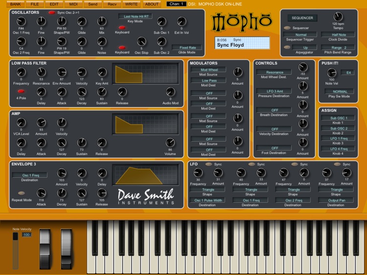 Mopho Desktop Sound Editor