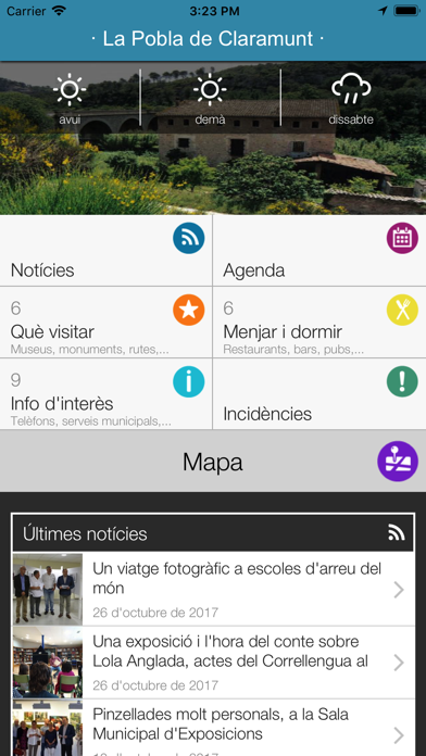 La Pobla de Claramunt app screenshot
