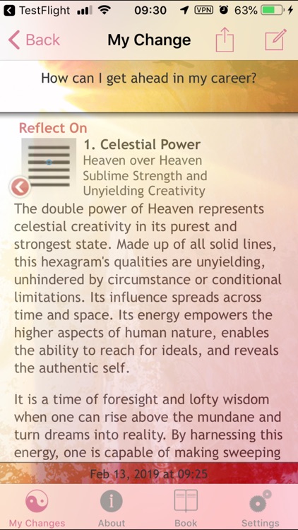 iChing Pocket App of Wisdom