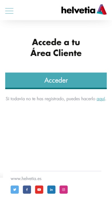 Screenshot #1 pour Área Cliente Helvetia Seguros