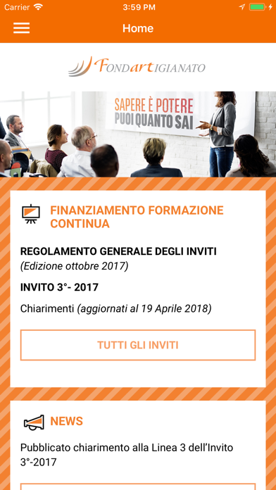 How to cancel & delete Fondartigianato from iphone & ipad 1