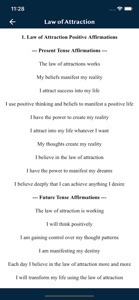 My Positive Affirmations screenshot #8 for iPhone