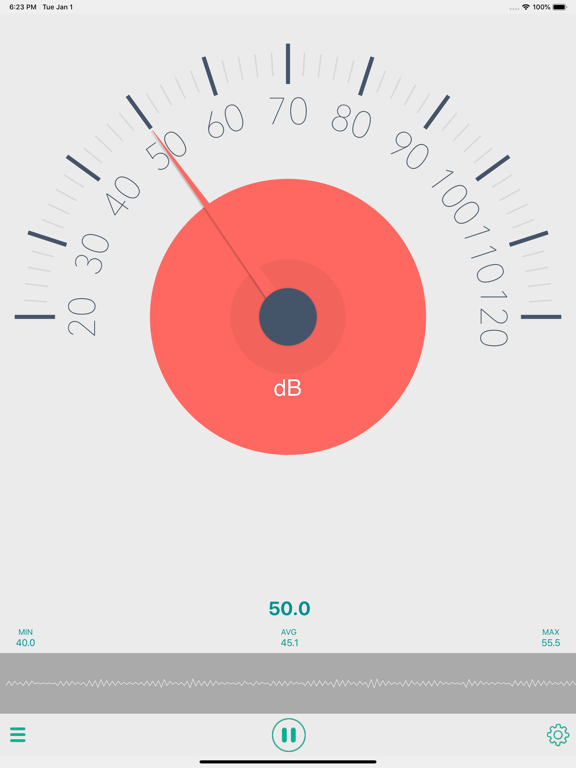 Screenshot #5 pour Sound Meter - Decibel Meter !