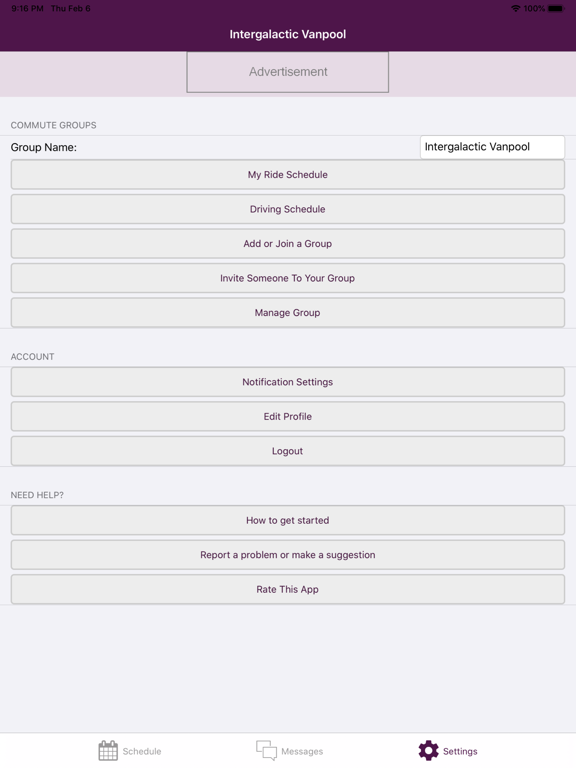 Commute Together iPad screenshot 3 - Travel app