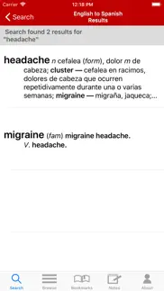 eng-span medical dictionary 4e iphone screenshot 4