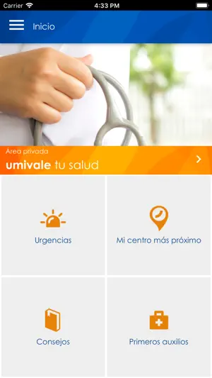 Umivale Activa Personas screenshot 1