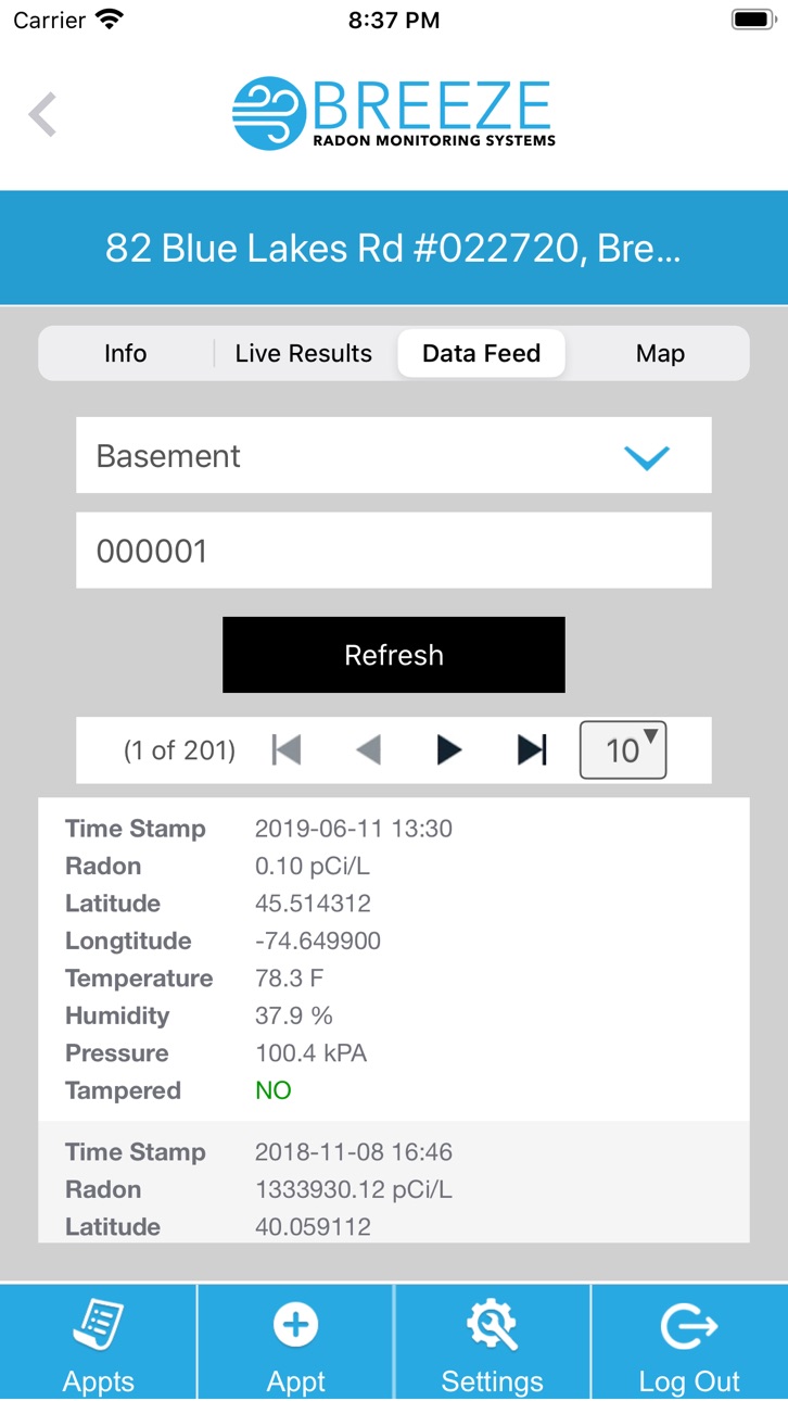 iPhone screenshot
