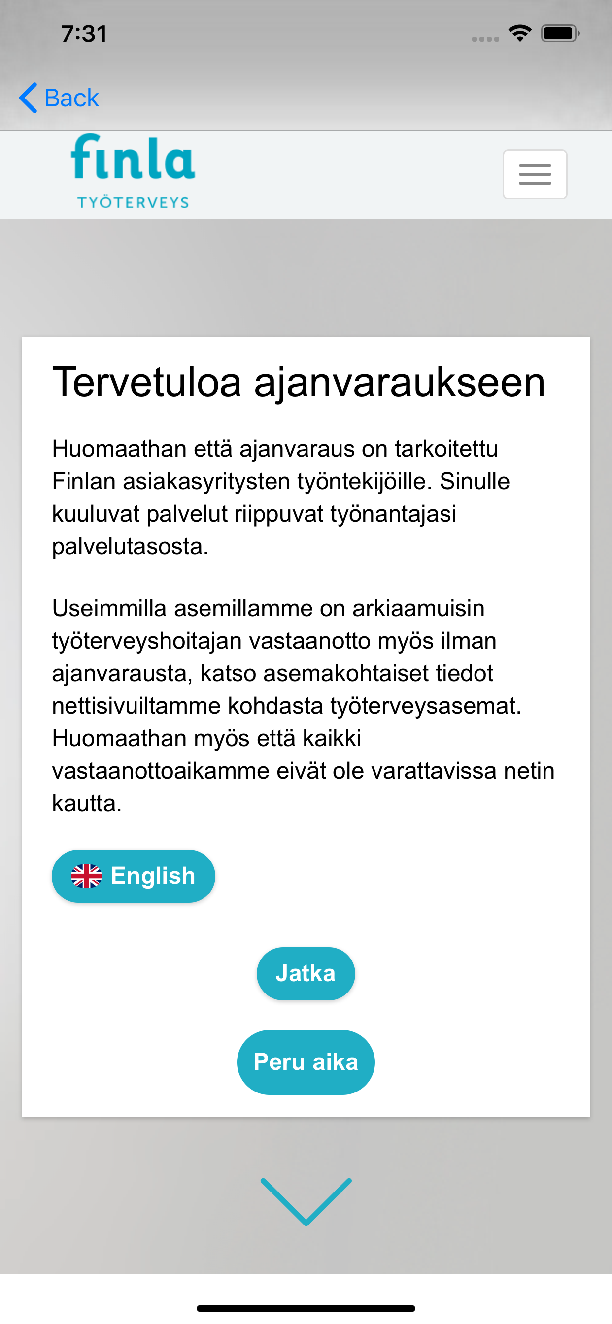 OmaFinla screenshot 3