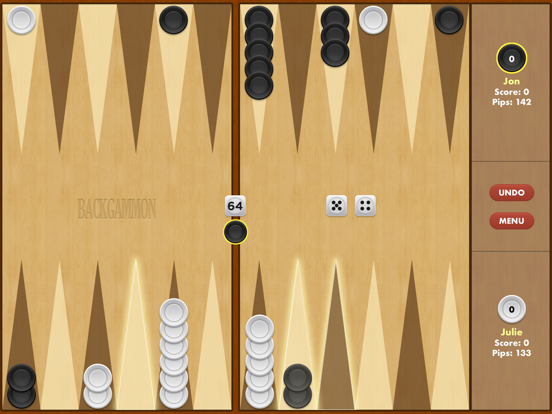 Backgammon ∙ iPad app afbeelding 1
