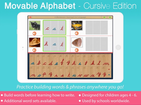 Screenshot #4 pour Movable Alphabet - Cursive