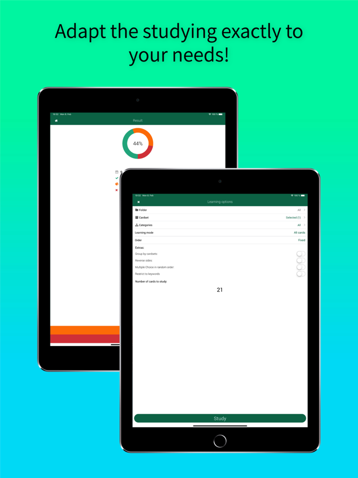 Repetico - Study flashcards