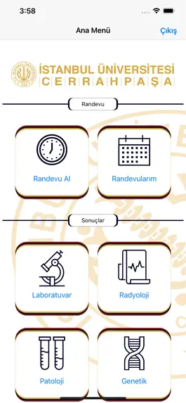 Game screenshot IU-Cerrahpaşa Mobil Randevu apk