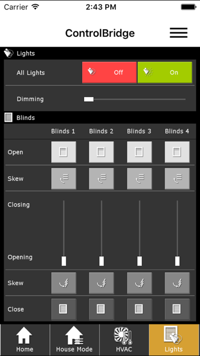 ControlBridge App Screenshot