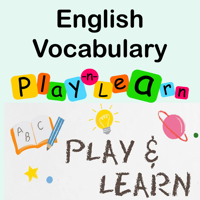 English Words PLAY and LEARN