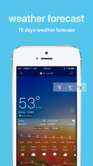 Screenshot #1 pour Weather Report-15 DaysForecast