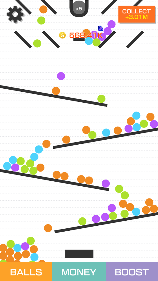 #2. Idle Ball (iOS) 由: Geisha Tokyo Inc.